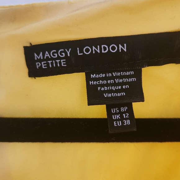 Maggy London Yellow Long Summer Dress - Picture 5 of 14